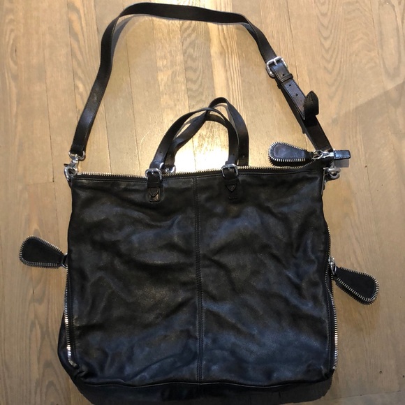 Luscious leather hobo-Style large bag - Picture 1 of 5